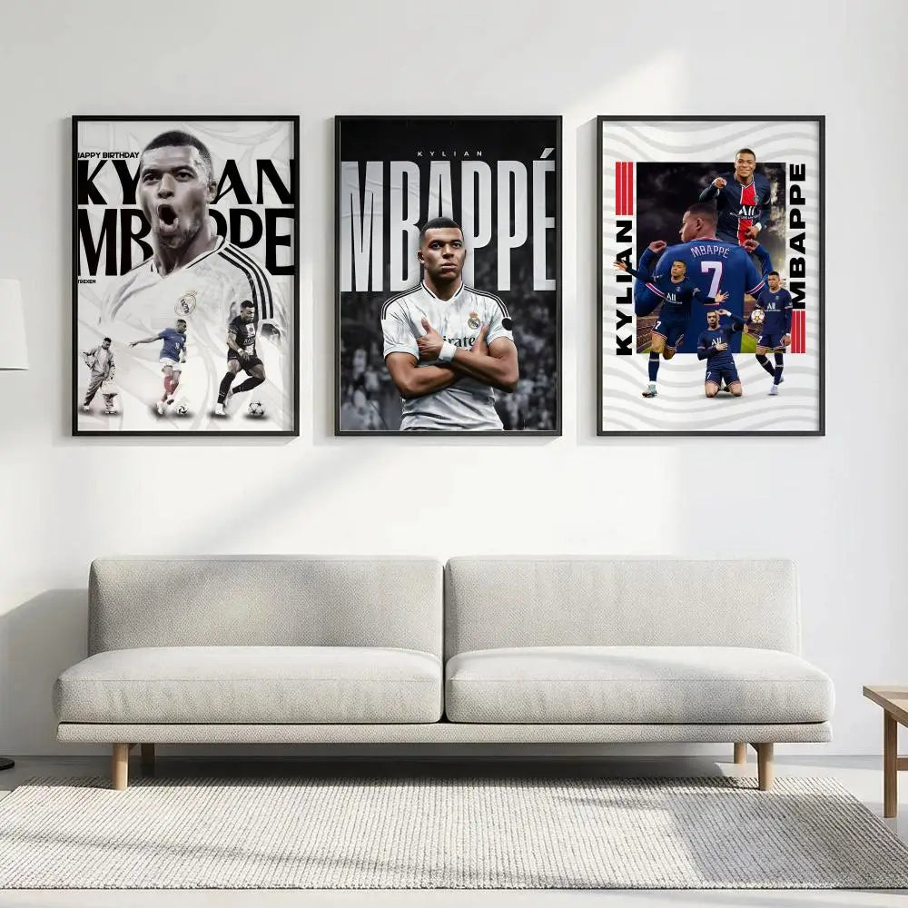 Mbappe room poster football star
