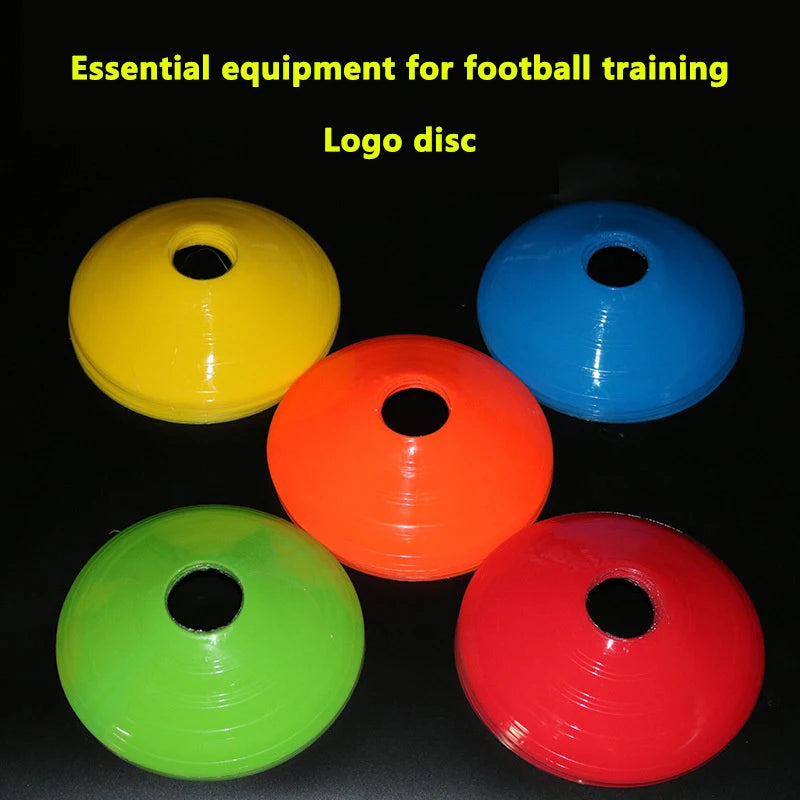 10-Pack Colorful Training Cones – Vibrant Sports Marker Cones for Football & Agility