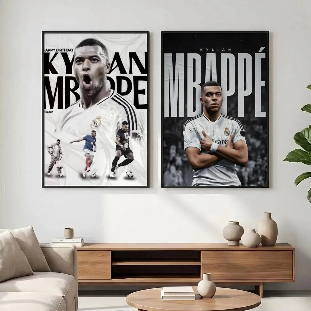 Mbappe room poster football star