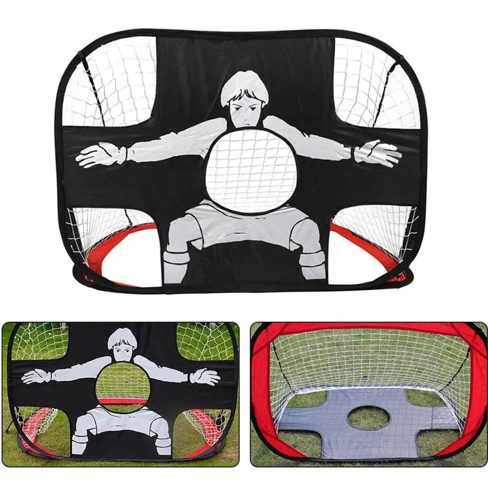 Foldable Football Goal with goalie/targets