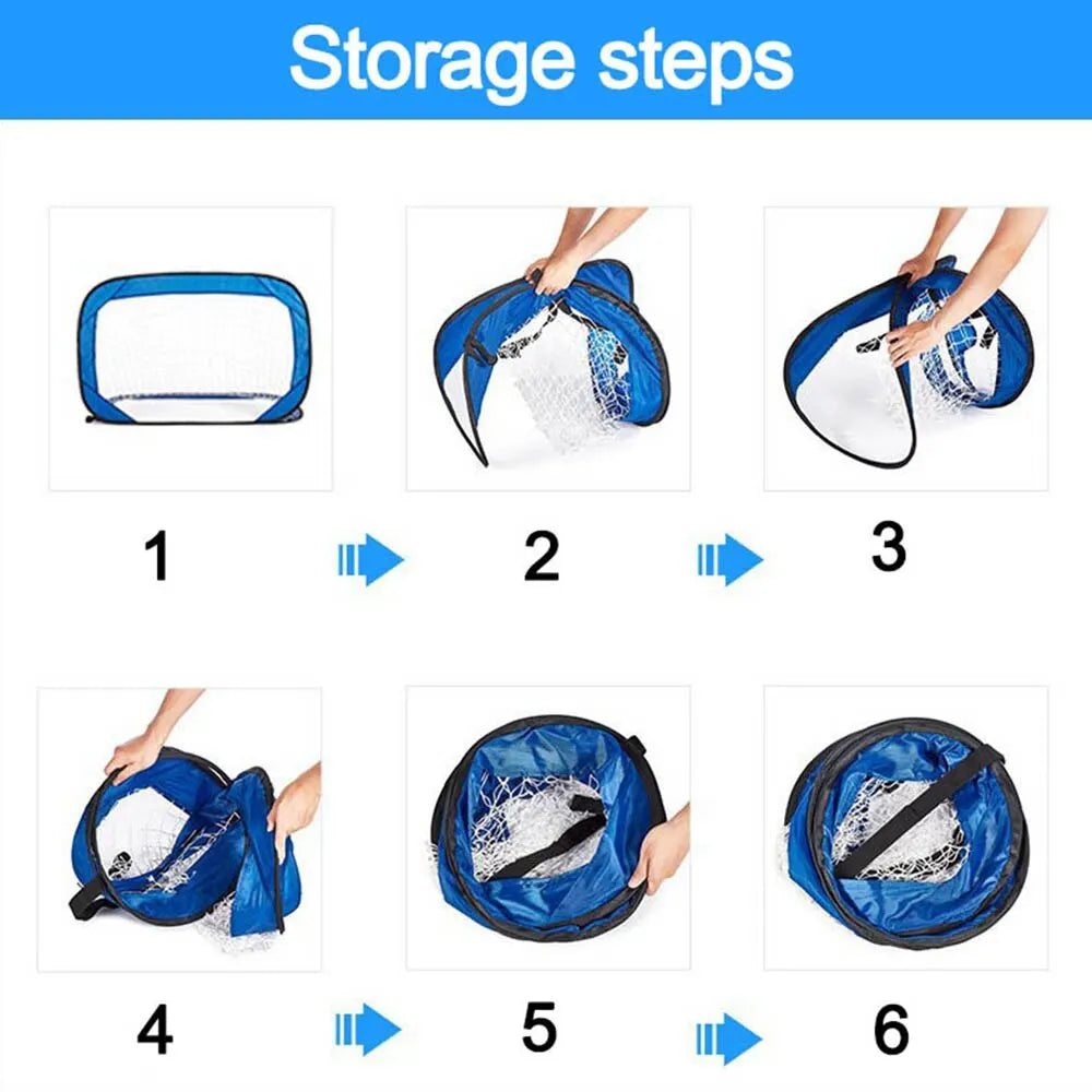 Foldable Football Goal with goalie/targets