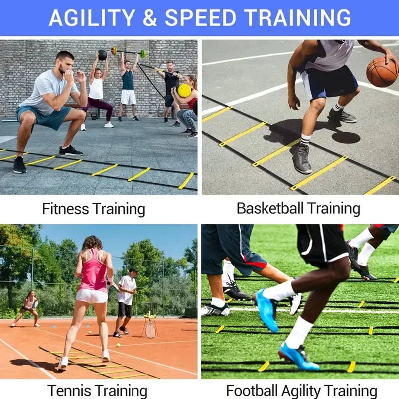 Agility Ladder Removable For Speed Training and Sports Flexibility Portable Agility Football Training Energy Ladder Equipment