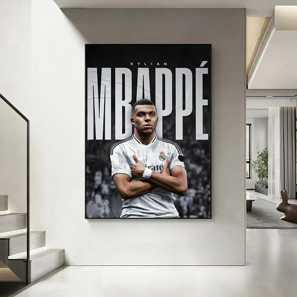 Mbappe room poster football star