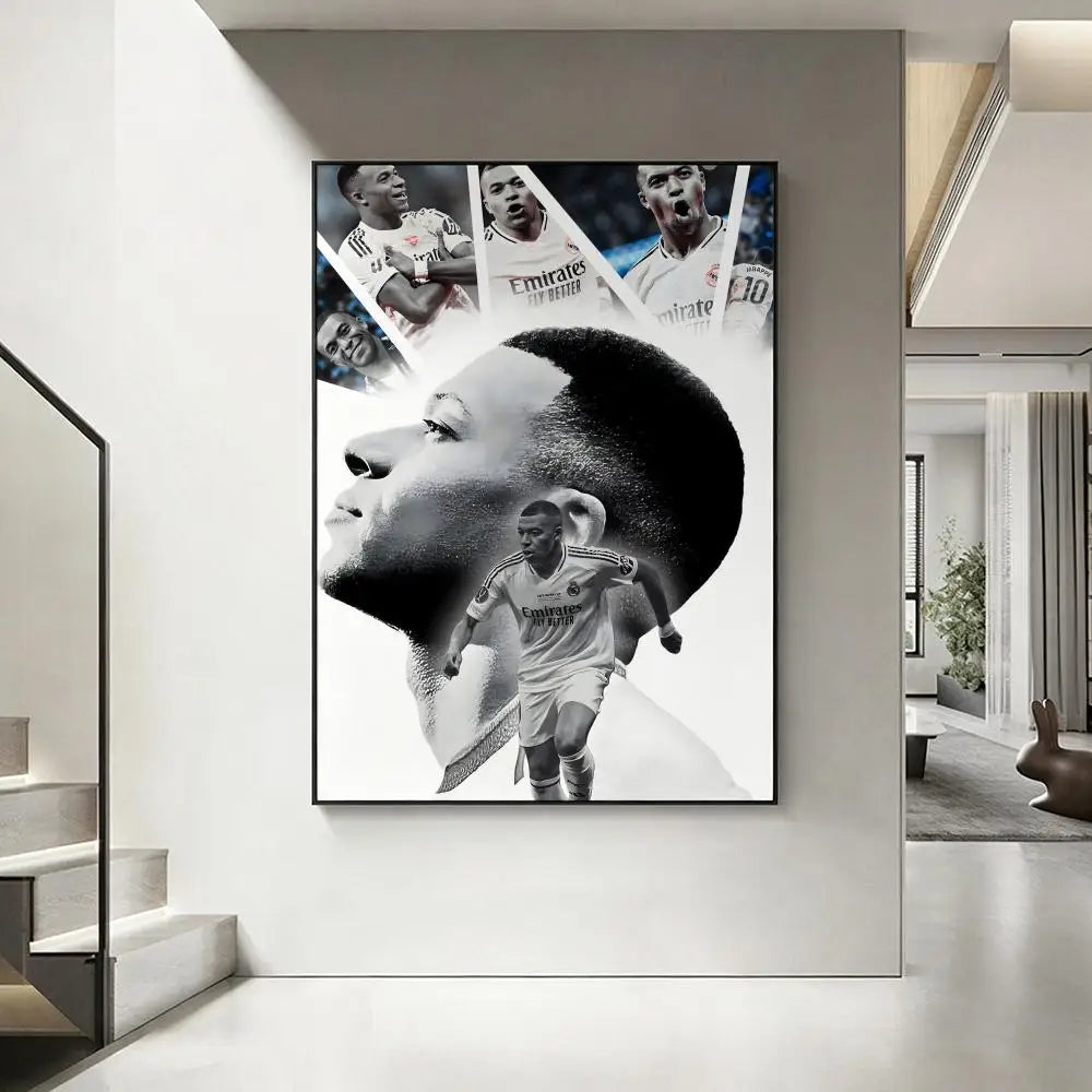 Mbappe room poster football star